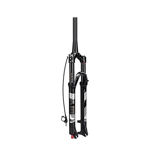 Mountain Bike Fork : SORBEZ Mountain Bike Air Fork 26 / 27.5 / 29inch 9mm QR Suspension Fork Manual / Remote Lockout 120mm Travel MTB Fork Bicycle Parts (Color : 29-Remote-Tapered)