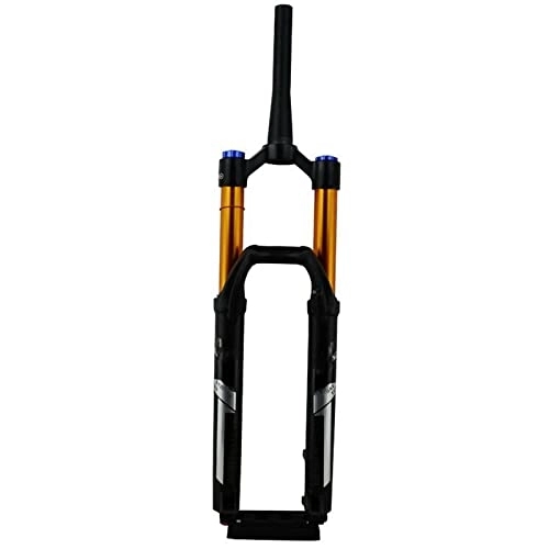 Mountain Bike Fork : SORBEZ Mtb Bike Fork Mountain Bicycle Air suspension Forks 27.5" 29 er 1-1 / 8 1-1 / 2 39.8 Resilience Thru Axle 15 x 110 Damping Rebound (Color : 27.5 Silver Tapered)