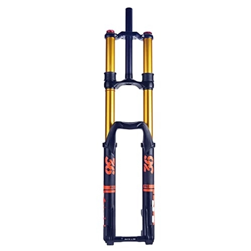 Mountain Bike Fork : SORBEZ MTB Suspension Air Fork Double Shoulder Bicycle Fork 160mm Travel 27.5 29 Inch Mountain Bike Downhill Rebound Fork 20 * 110mm Axle (Color : 27.5 inch 20x110 a)