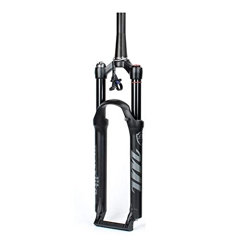 Mountain Bike Fork : splumzer【UK STOCK Suspension Forks, MTB Fork 26 / 27.5 / 29 inch MTB Suspension Fork Travel 120mm, 1-1 / 8 Straight Tube / Tapered Tube Mountain Bike Forks (Tapered Remote Lockout, 27.5 inches)