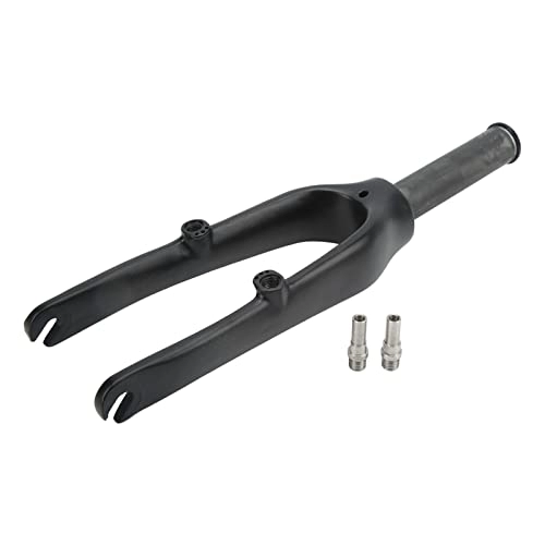 Mountain Bike Fork : SPYMINNPOO Bike Front Fork, Mountain Bike Carbon Fiber Fork 2.9in Lower Fork Open 4.4in Upper Tube Carbon Fiber Fork for 1.1in Straight Head Tube Folding Bike Cycling Bicycles And Spare Parts