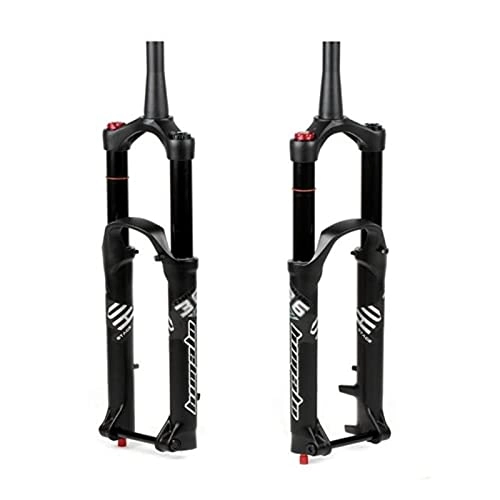 Mountain Bike Fork : SQHGFFF 27.5 / 29 Suspension forks Adjust MTB Suspension Fork, Straight Tube Lockout Mountain Bike Forks, Material is Magnesium alloy Aluminum alloy (Color : 27.5 inch clarinet)