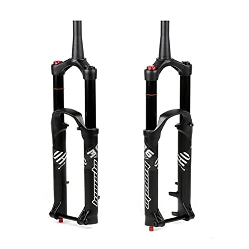 Mountain Bike Fork : SQHGFFF Bicycle Suspension Fork 27.5" 29" Mountain Bike Mtb Air Fork Manual Locking Remote Locking Conical And Straight Tubular Fork vLockout Hand control, Weight 2.45-2.5KG, Travel 180MM