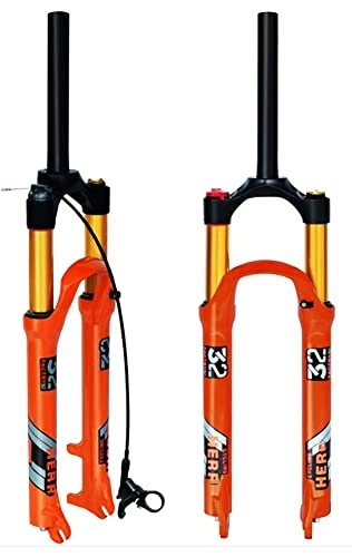 Mountain Bike Fork : stdpcxz 26 / 27.5 / 29 inch bicycle fork air suspension fork, 1 1 / 8 straight tube manual / remote controlled lock, ultra-light mountain bike front fork RL, 27.5