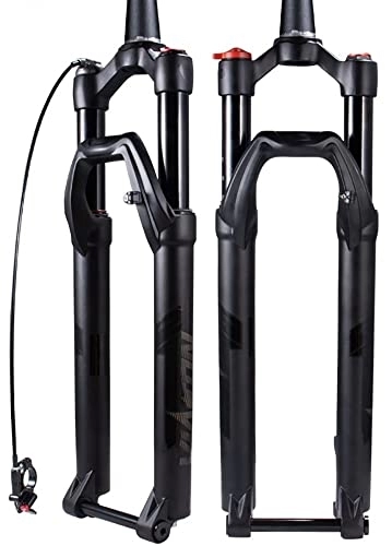 Mountain Bike Fork : stdpcxz Air Suspension Fork 27.5 / 29In Manual / Remote Lockout Thru-Axle with Damping Mountain Bicycle Suspension Forks Aluminum Alloy HL, 27.5