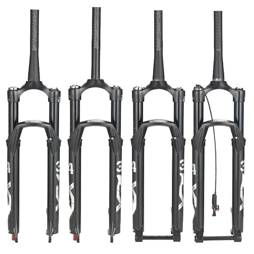 Mountain Bike Fork : stdpcxz Manual / Remote Lockout Straight / Tapered, 26 / 27.5 / 29 Mountain Bike Forks Disc Brake Aluminum Alloy Damped Air Fork Straight-manual, 26