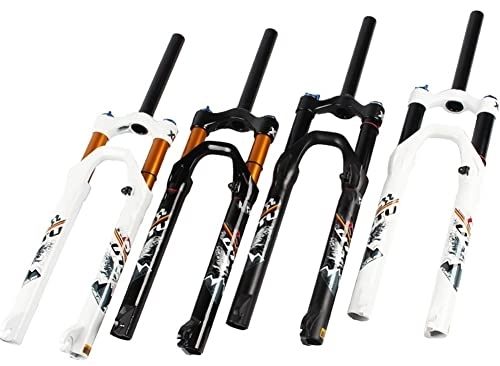 Mountain Bike Fork : stdpcxz Mountain Bike Front Fork Bicycle Fork Bicycle Suspension Fork Air Fork 26 / 27.5 / 29 Inch Aluminum Alloy Shock Absorber Spring Fork Vertical Pipe Length: 210Mm 4, 29