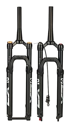 Mountain Bike Fork : stdpcxz Mountain Bike Suspension Fork 26 / 27.5 / 29 Inch 120 mm Suspension Travel Bicycle Front Fork Ultralight Air Fork for Downhill Cycling HL, 27.5