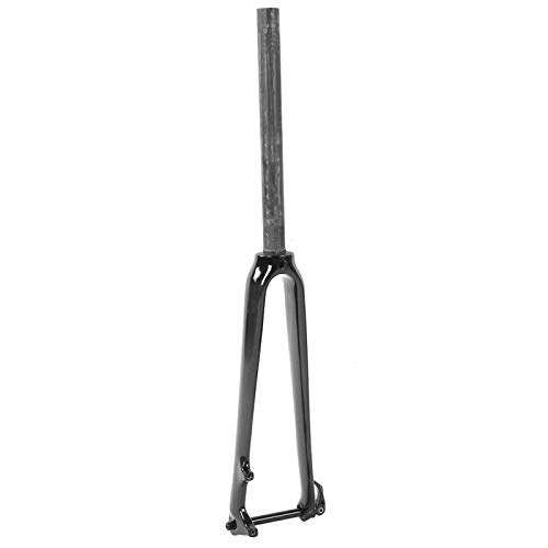 Mountain Bike Fork : Straight Pipe Cycling Front Fork Hard Durable 700C Ultralight Bike Front Fork Carbon Fibre 3K for Mountain Bick for Bicycle