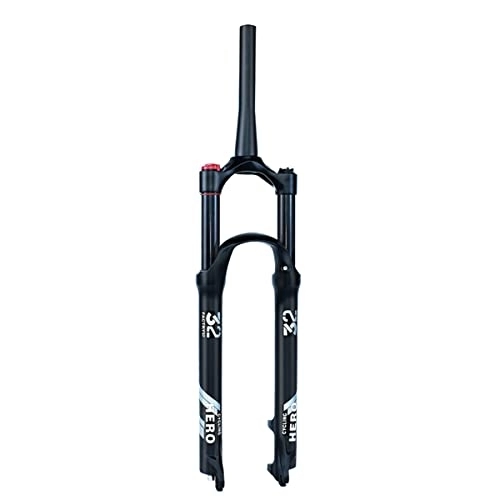 Mountain Bike Fork : SuIcra 26 / 27.5 / 29 Inch MTB Fork Tapered Tube QR 9mm*100mm Mountain Bike Suspension Fork Travel 100mm Manual / Remote Lockout Ultralight Shock Bicycle Fork (Color : Manual, Size : 27.5 inch)
