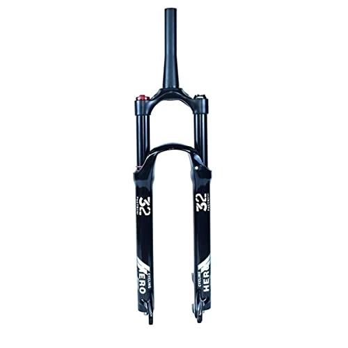 Mountain Bike Fork : SuIcra MTB Suspension Fork 26 / 27.5 / 29 Inch Manual / Remote Lockout Travel 140mm Mountain Bike Magnesium Alloy Front Fork Tapered Tube Bicycle Air Fork QR 9 * 100mm (Color : Manual, Size : 27.5 inch)