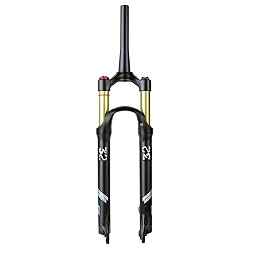 Mountain Bike Fork : Suspension 26 / 27.5 / 29" Bicycle Fork Travel 100mm, MTB Air Suspension QR 9mm XC AM Ultralight Mountain Bike Front Fork fork (Color : Cone HL, Size : 26inch)