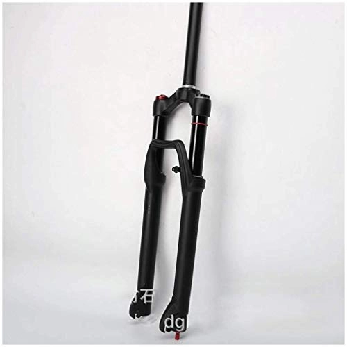 Mountain Bike Fork : Suspension Fork MTB Bike Air Suspension Fork 27.5 Inch Straight Tube 28.6mm Double Air Chamber Disc Brake QR 9mm Travel 100mm Manual ABS Lock XC Bicycle 1800g