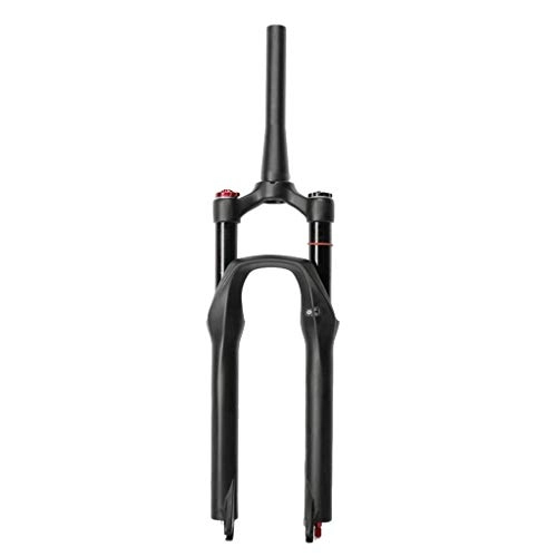 Mountain Bike Fork : Suspension Fork MTB Double Air Chamber Fork 26 27.5 Inch Bike Suspension Fork Disc Brake Straight Tube 1-1 / 8”QR 9mm Travel 120mm Manual ABS Lock XC Bicycle 1700g