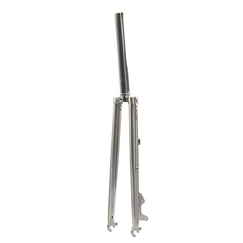 Mountain Bike Fork : Suspension Fork Steel Fork Road Bike Gravel Cyclocross 700C 28 Zoll Disc Brake Kick Scooter Heating Treated Chrome Bicycle Forks XIUYU