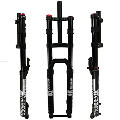 Mountain Bike Fork : Suspension Fork Ultralight Mountain Bike Fork Downhill Suspension Fork 27.5" 29" Bike Air Suspension Fork 32 MTB DH 1-1 / 8 Straight Steerer 160mm Travel 15mm Thru Axle Manual Lockout Bicycle Fork Bicyc