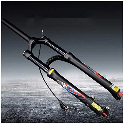 Mountain Bike Fork : Suspension Fork Ultralight Mountain Bike Suspension Fork 26 27.5 29 Inch Disc Brake Travel 100mm Remote Control Straight Bicycle Front Fork Air Damping Quick Release Ultra-light 1660g Bicycle Accessor