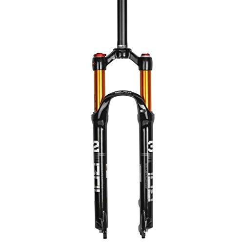 Mountain Bike Fork : Suspension Fork Ultralight MTB Suspension Fork For 26 27.5 29 Inch Bicycle Wheels Black Double Air Chamber Fork Shoulder Control Remote Lock Out Disc Brake 1-1 / 8" Bicycle Accessories