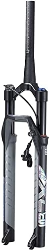 Mountain Bike Fork : Suspension Forks 27.5 / 29 Bicycle MTB Suspension Fork, 28.6mm Straight / Tapered Tube Aluminum Alloy XC Mountain Bike Front Forks Travel 120mm Accessories (Color : Conical-RL, Size : 27.5 inch)