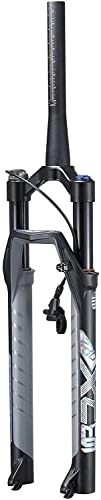 Mountain Bike Fork : Suspension Forks Downhill Bicycle MTB Forks 27.5 29 Inch, Magnesium Alloy 120mm Travel Remote Lockout Suspension Air Fork Accessories (Color : Tapered, Size : 29 inch)