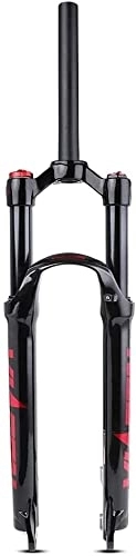 Mountain Bike Fork : Suspension Forks Mountain Bike MTB Front Fork 26 27.5 29 inch, Aluminum Alloy 1-1 / 8" Ultralight Manual Lockout Bicycle Air Forks Accessories (Color : Red, Size : 27.5 inch)