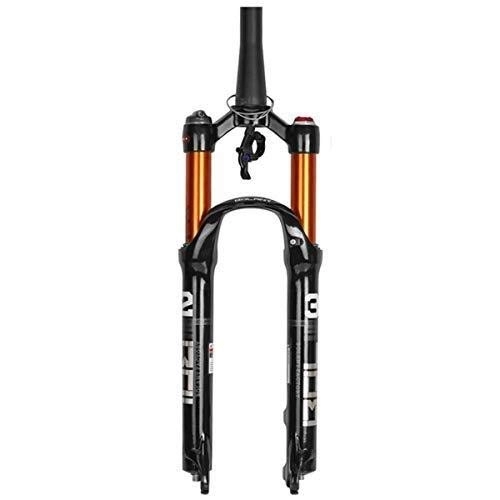 Mountain Bike Fork : Suspension Forks, Suspension Mountain Bike Bicycle MTB Aluminum Alloy Gas Fork Remote Lock Out Disc Brake Suspension Front Fork Gas Fork Accessories (Size : 26 inch)