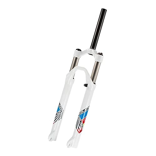 Mountain Bike Fork : SXCXYG Suspension Forks Ultra-light 26 / 27.5 / 29" Mountain Bike Bicycle Oil / Spring Front Fork MTB Front Fork Bicycle Accessories Parts Cycling Bike Fork Mtb Forks (Color : White 26)