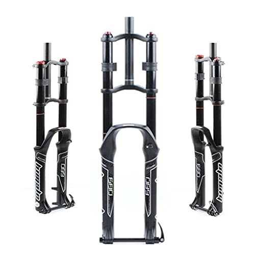 Mountain Bike Fork : TCXSSL Mountain Bike Front Fork Bicycle MTB Fork Bicycle Suspension Fork Air / Oil Fork Aluminum Alloy Shock Absorber Spring Fork, for 1.5-2.45" Tires (Color : OIL THRU AXLE, Size : 29in)