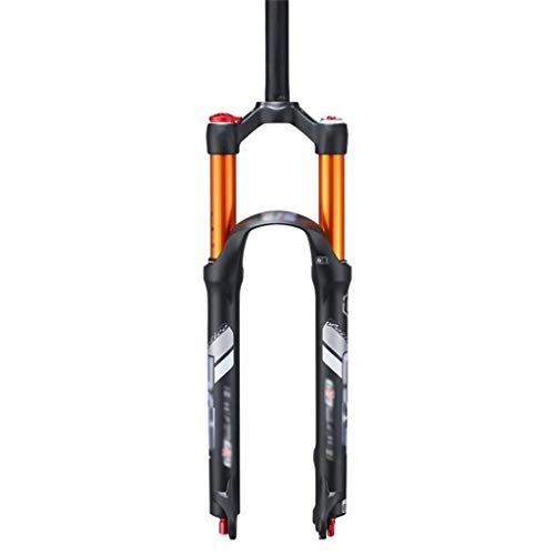 Mountain Bike Fork : TESITE Mountain bike forks suspension fork Straight Tube Air pressure Damping adjustment / For Bicycle Accessories (26", 27.5")
