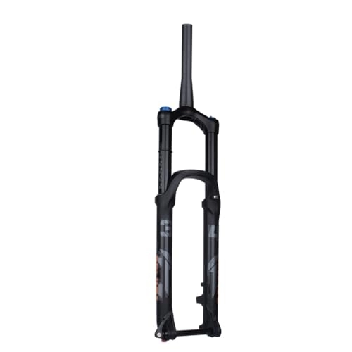 Mountain Bike Fork : Thru Axle 110 * 15mm 29inch Rebound Adjust Mountain Bike Air Forks, XC Bicycle Front Fork Manual Lockout Remote Lockout Tube 34mm (Color : Black Manual Lockout, Size : 29)