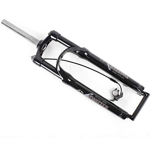 Mountain Bike Fork : TIANPIN Bicycle Front Fork, Mountain Bike Aluminum Alloy Hydraulic Line Control Front Fork Front Axle Shock Absorber Front Fork 26 / 27.5 / 29 Inch, gray, 26