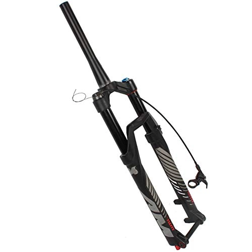 Mountain Bike Fork : TIANPIN Mountain Bike Suspension Front Fork, Off-road Suspension Damping Air Fork the Front Barrel of the Spinal Barrel Shaft is 26 Inches 27.5 Inches 29 Inches, 26