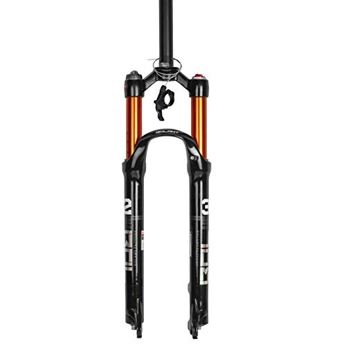 Mountain Bike Fork : TOHHOT Mountain Bicycle Suspension Fork Magnesium Alloy 26 / 27.5 / 29 Inch Fork Straight pipeline control 26 inches
