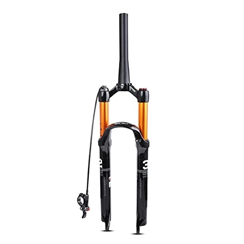 Mountain Bike Fork : Tonpop Mountain Bike Air Suspension Fork, 26 / 27.5 / 29 Inch Stroke 120mm Cone Tube Remote Lockout QR 9mm, for Bicycle Accessories