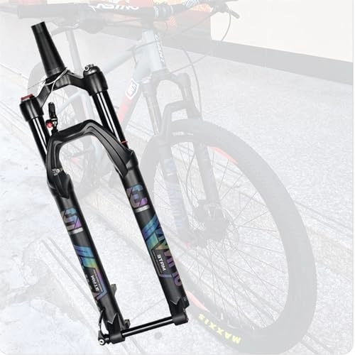 Mountain Bike Fork : TS TAC-SKY MTB Air Suspension Fork 29 27.5 Inch 120mm Travel Mountain Bike Fork Thru Axle 15x100 15x110 Quick Release Bicycle Fork (Color : 29 Remote 15x110)