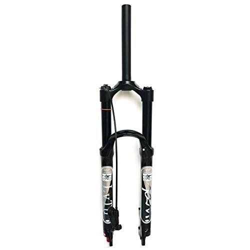 Mountain Bike Fork : TYXTYX Air Mountain Bike MTB Suspension Fork 26 / 27.5 / 29 Inch, Adjustable Damping 1-1 / 8" Lightweight Alloy Shock Absorber Disc Brake Front Fork (Color : Straight Remote Lock Out, Size : 29")