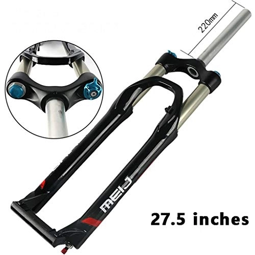 Mountain Bike Fork : TYXTYX Mountain Front Fork 26 Inch 27.5 Inch 29 Inch Air Chamber Fork Bicycle Shock Absorber Front Fork Air Fork, 100mm travel