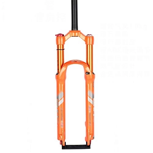 Mountain Bike Fork : TYXTYX Mountain Front Fork Air Pressure Shock Absorber Fork Fork Bicycle Accessories Aluminum alloy 27.5" Shoulder Control, Double Air Chamber Fork Bicycle Shock Absorber Front Fork Air Fork
