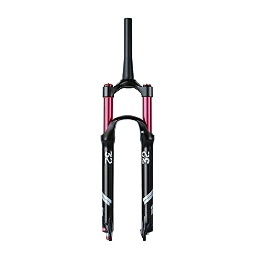 Mountain Bike Fork : UPPVTE MTB Bicycle Suspension Fork, Stroke 120mm 26 / 27.5 / 29 Inch Rebound Adjustment Straight / Cone Tube QR 9mm Manual Lockout(HL) (Color : Cone tube HL, Size : 27.5inch)