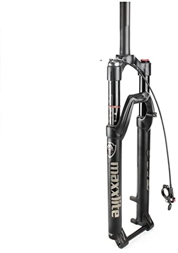 Mountain Bike Fork : UPVPTK Bike Air Suspension Fork 26'' 27.5" 29In, MTB Shock Absorber Disc Brake Bicycle Front Fork 1-1 / 8" 100mm Travel Thru Axle 15mm Forks (Color : Black Rl, Size : 26'')