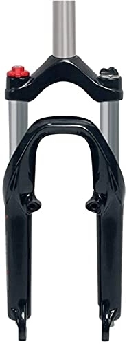 Mountain Bike Fork : UPVPTK Cycling Suspension Fork, Folding Bike 20" Aluminium Front Fork Disc V- Brake For 4.0 Tire Bicycle Cycling Accessories Forks (Color : Black, Size : 20inch)