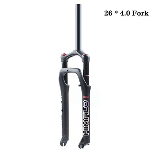 Mountain Bike Fork : VHHV 26" Snow Beach Bicycle Suspension Fork, 1-1 / 8" Travel: 125mm Air Forks Up To 4.0 Tires