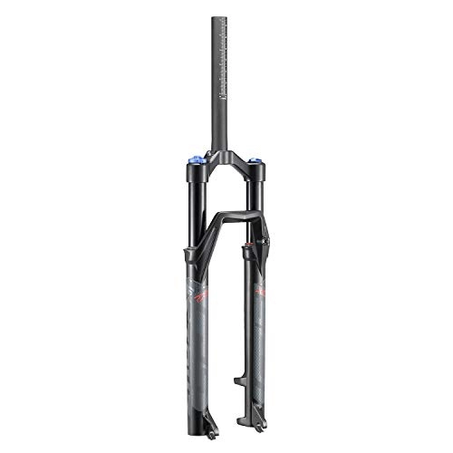 Mountain Bike Fork : VHHV Mountain Bike Suspension Forks 26 / 27.5 Inch, 1-1 / 8" MTB Air Front Fork Shock Absorber, for XC / AM / FR Bicycle Cycling Absorber (Size : 27.5 inches)