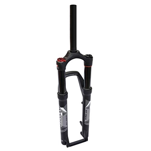 Mountain Bike Fork : VHHV MTB Bicycle Front Fork 26 27.5 29 Inch 9mm QR Alloy Suspension Air Forks Travel 120mm (Color : Manual lockout, Size : 26 inches)
