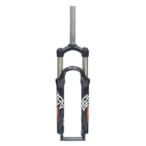 Mountain Bike Fork : VHHV MTB Bicycle Suspension Fork 26 / 27.5 / 29 Inch Bike Mechanical Spring Alloy Forks 1-1 / 8" Travel 100mm - Black (Color : B, Size : 29 INCH)