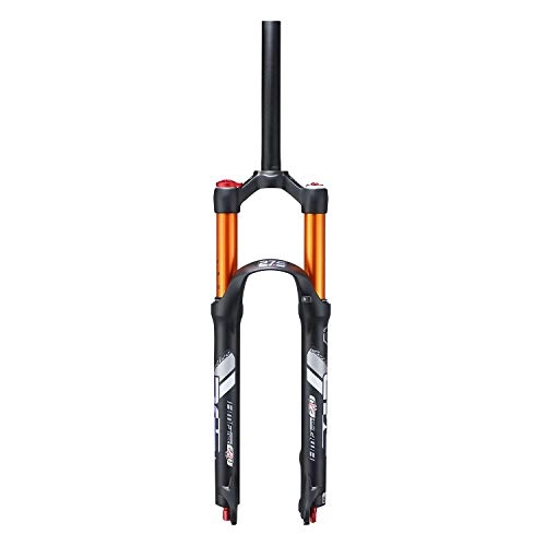 Mountain Bike Fork : VHHV MTB Front Fork Suspension 26" 27.5 Inch Mountain Bike Forks, 120mm Travel 1-1 / 8" Lightweight Alloy Cycling Accessories - Black / Unisex Absorber (Color : A, Size : 26 inch)