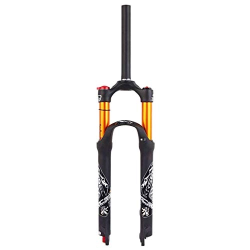 Mountain Bike Fork : VHHV MTB Suspension Front Fork 26 / 27.5 / 29 Inch, 1-1 / 8 Bike Damping Adjustment Manual Lockout Alloy Air Forks 9mm QR (Size : 29 inches)