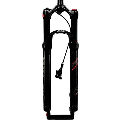Mountain Bike Fork : VTDOUQ Bicycle suspension air fork 26 27.5 29 inch straight tube 1-1 / 8"Damping adjustment QR 9mm travel 100mm 1790g MTB bicycle forks