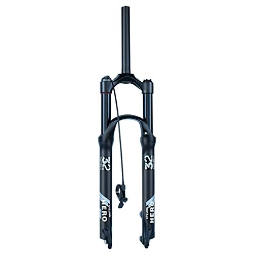 Mountain Bike Fork : VTDOUQ Bicycle suspension forks 26 / 27.5 / 29-inch MTB disc brake fork Bicycle forks 1-1 / 8"Quick Release Travel 110 mm manual / remote locking Black