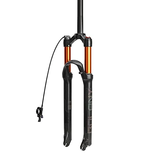 Mountain Bike Fork : VTDOUQ MTB bicycle suspension fork 26 / 27.5 / 29 inch straight 1-1 / 8"damping adjustment bicycle fork travel 105mm disc brake fork RL / HL QR 9mm